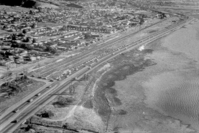 1955: Bay Park Along Highway 101