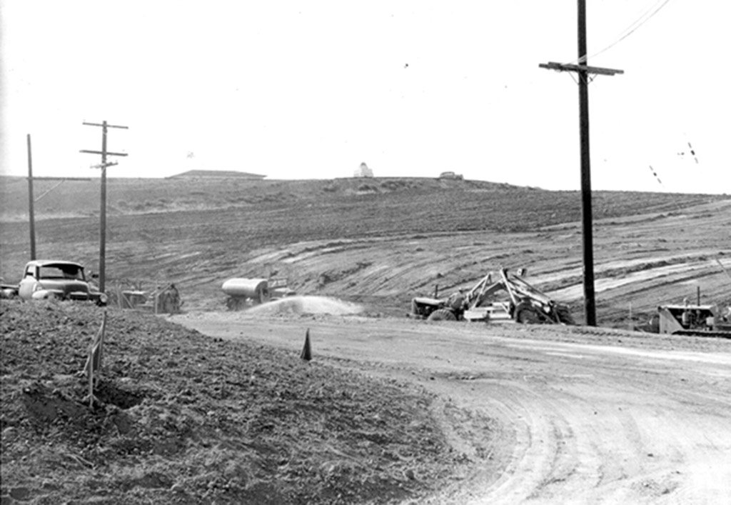 1955 Grading Magdalene Way.